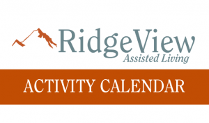 Ridgge View Activity Calendar